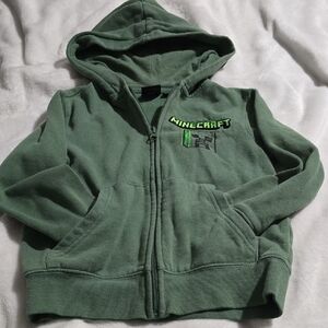 Minecraft Kids Green Hoodie
